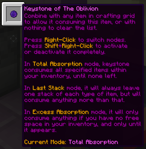 Keystone of The Oblivion