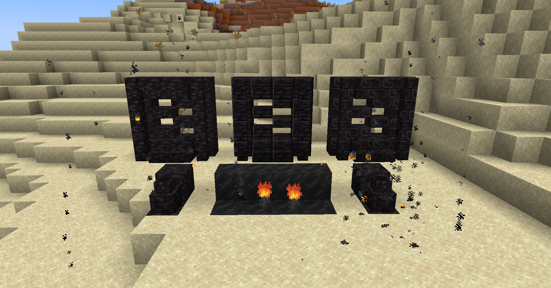 Charred Rock set
