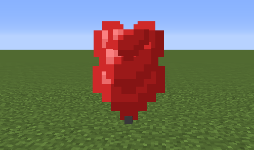 particle block - heart