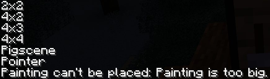Selectable Painting Messages