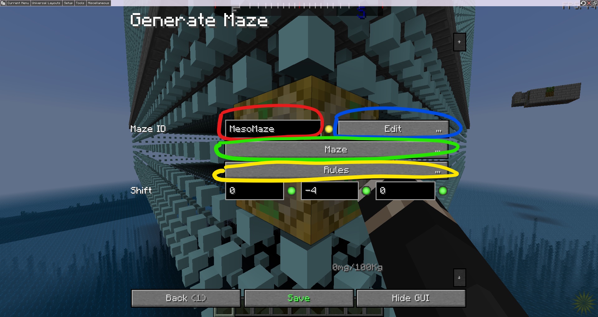 Maze window