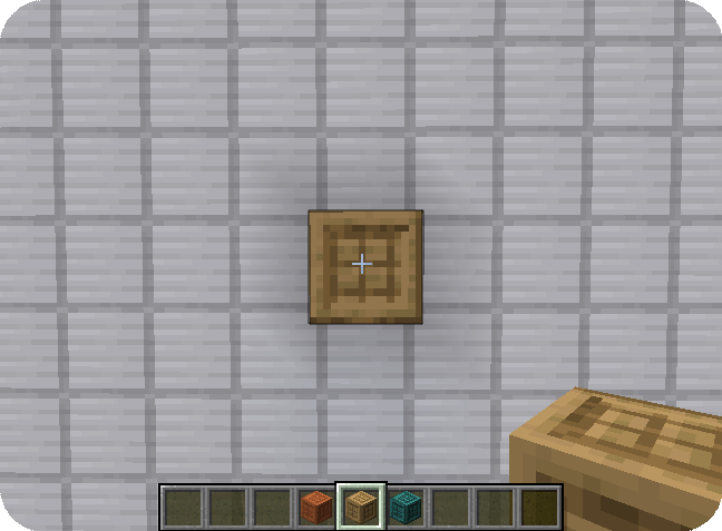 Bordered wooden tiles example