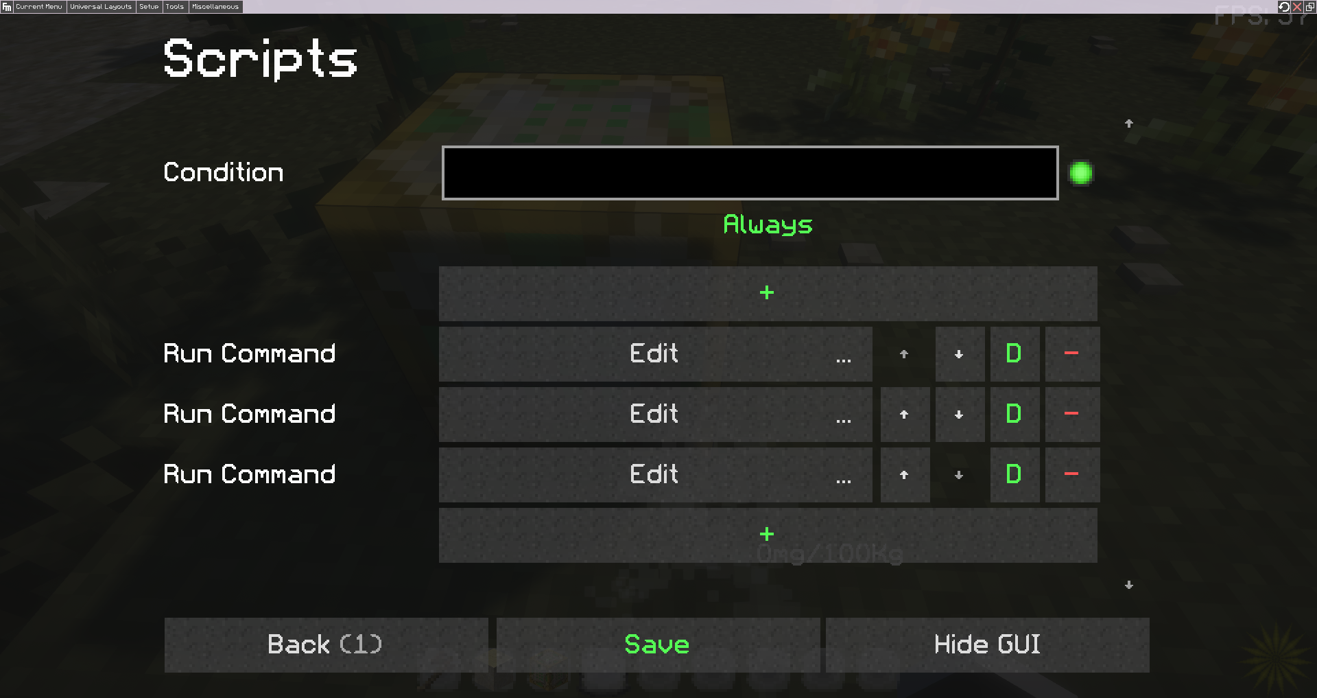 Script multiple example