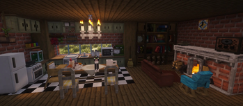 Kitchen and Living area