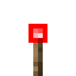 Redstone Torch (only outside water) Redstone Torch