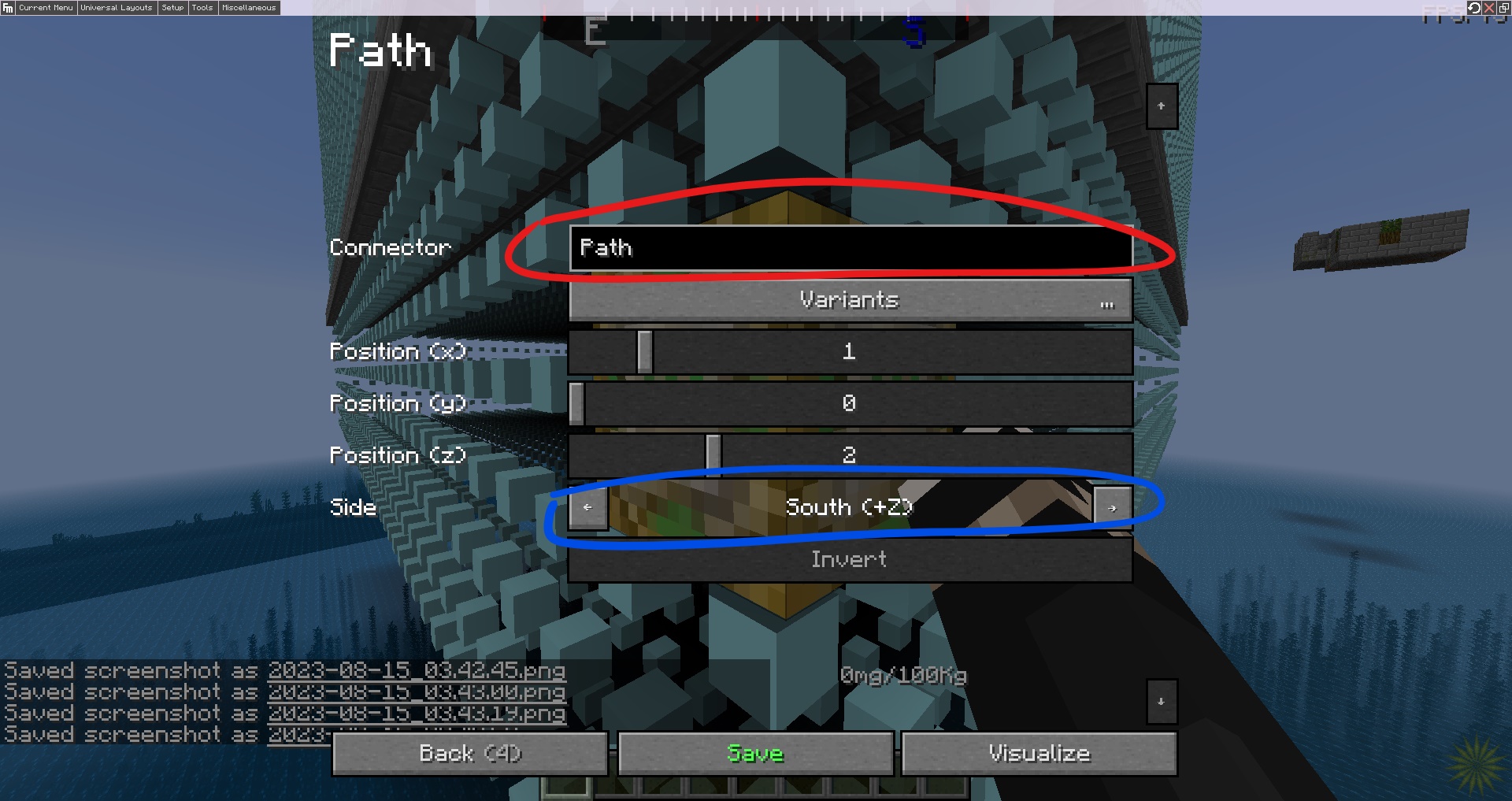 Path window