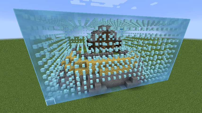 Structure filled