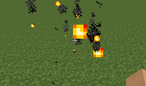 particle block - lava