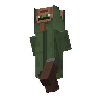 Villager, animated