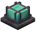 Small Cyan Industrial Lamp