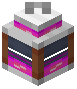 Magenta Rough Iron Lantern
