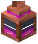 Magenta Waxed Ordinary Copper Lantern