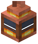 Orange Waxed Ordinary Copper Lantern