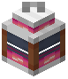Pink Rough Iron Lantern