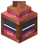 Pink Waxed Ordinary Copper Lantern