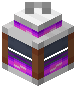 Purple Rough Iron Lantern