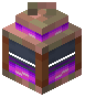 Purple Waxed Exposed Ordinary Copper Lantern