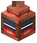Red Waxed Ordinary Copper Lantern