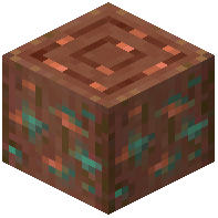 Stripped Copper Pine Log
