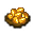 Collected Crushed Raw Gold