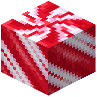 Chiseled Candy Cane Block