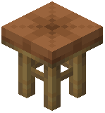 Brown Tall Stool