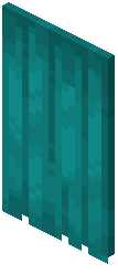 Cyan Curtain