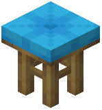 Light Blue Tall Stool