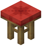 Red Tall Stool