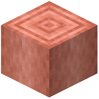Stripped Peach Log