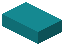 Wool Cyan AntiBlock Button