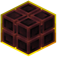 Cut Ember Metal Block