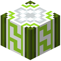 Green Glazed Terracotta Meander Pillar