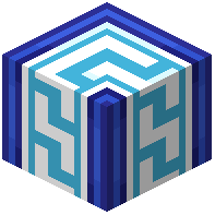Light Blue Glazed Terracotta Meander Corner