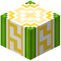 Lime Glazed Terracotta Meander Pillar