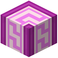 Magenta Glazed Terracotta Meander Corner