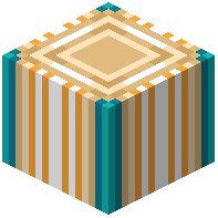Orange Glazed Terracotta Pillar