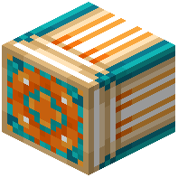 Orange Glazed Terracotta Pillar Top