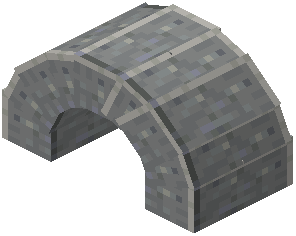 Polished Andesite Arch 1x
