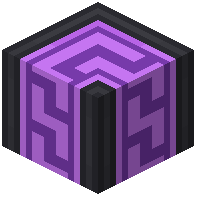Purple Glazed Terracotta Meander Corner