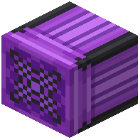 Purple Glazed Terracotta Pillar Top