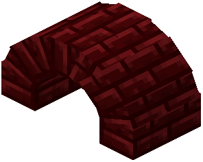 Red Nether Bricks Arch 1x