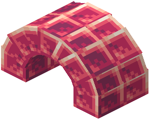 Rose Quartz Tiles Arch 1x