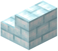 Snow Brick Stairs