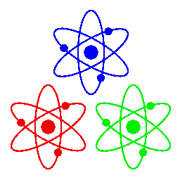 Ternary system of quanta α-β-γ