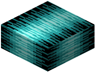 Ribbed Irradiated Resin Slab