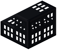 Black Plastic Grate Stairs