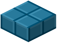 Cyan Cut Plastic Slab