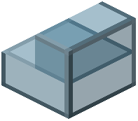Cyan Industrial Glass Stairs