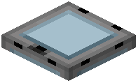Cyan Industrial Glass Trap Door